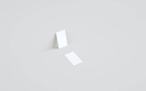 istock Business Card Mock-Up (3.5 x 2) Mock-Up - One Card Against Wall Background 1312878837