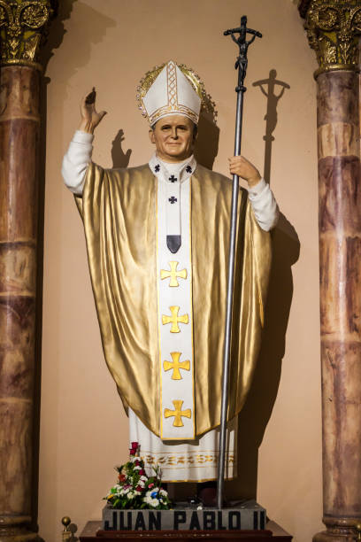 istock CUENCA, ECUADOR - JUNE 17, 2015: Pope John Paul II statue in New Cathedral (Catedral de la Inmaculada Concepcion), Cuenca, Ecuador 1312881389