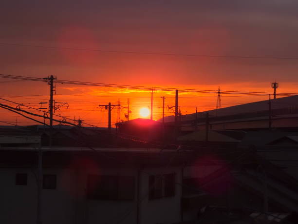 istock sunset over the city 1312906831