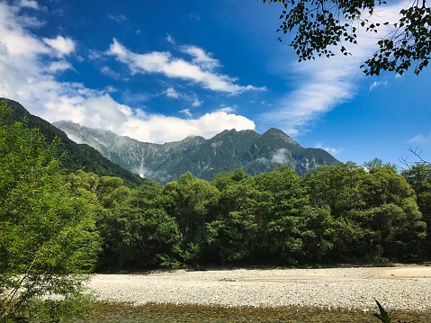 mountain river in the mountains