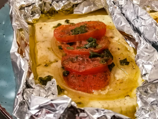 istock Greek cheese baked in olive oil 1312912870