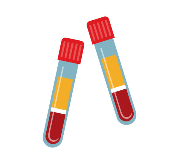 ilustrações de stock, clip art, desenhos animados e ícones de test tubes with plasma, vector illustrations - test tube illustrations