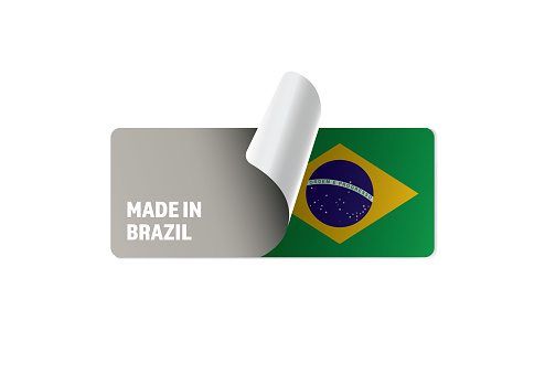 Horizontal Made In Brazil Sticker