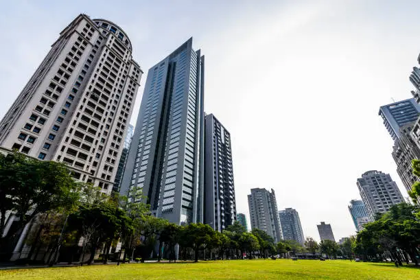 Photo of cityscape of Taichung city in in the morning.