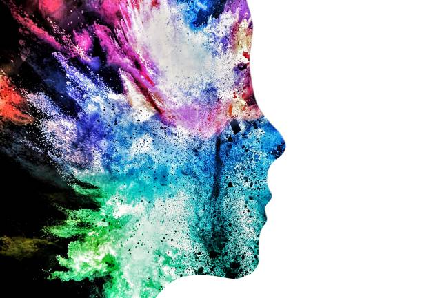 istock 3D illustration of an abstract person's profile 1312919386