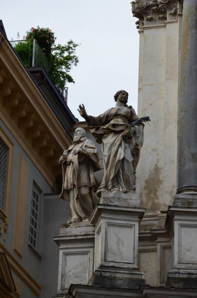 istock Two similar churches on San Carlo square - Turin 1312937723