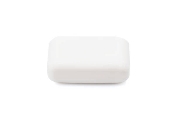 istock white soap bar isolated on white background. antibacterial soap brick cut out 1312938995