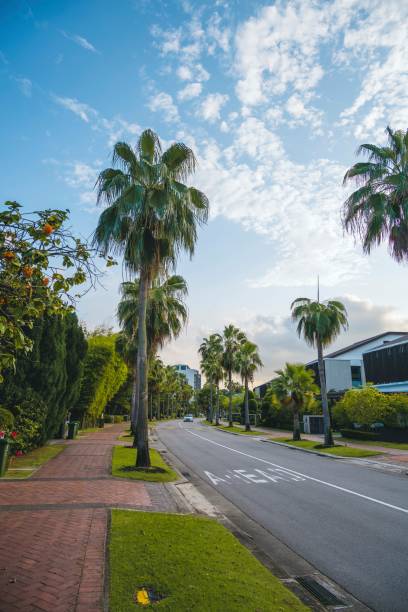 istock Luxury villa district in Singapore 1312941062