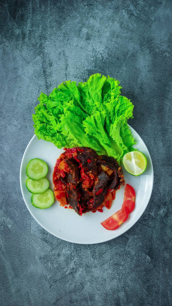 istock Jerky Batokok is Indonesian food 1312943673