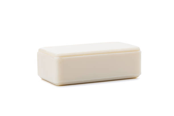 istock white soap bar isolated on white background. antibacterial soap brick cut out 1312945688