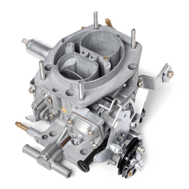 istock Car carburetor for combustion engine isolated on white background. 1312946797
