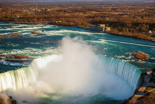 istock Niagara Falls Aerial View, Canadian Falls, Canada 1312949195