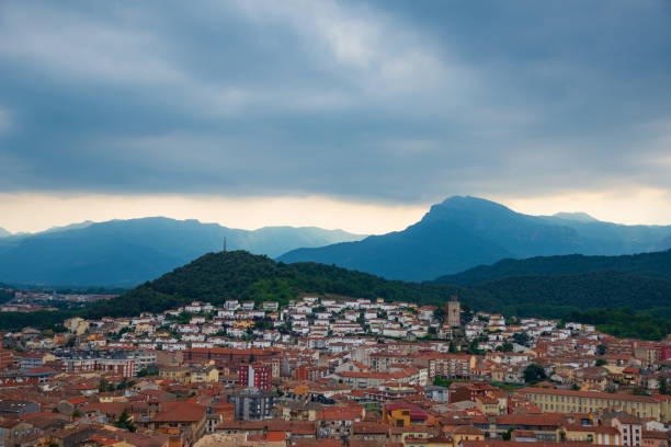 istock View of the city Olot 1312950940