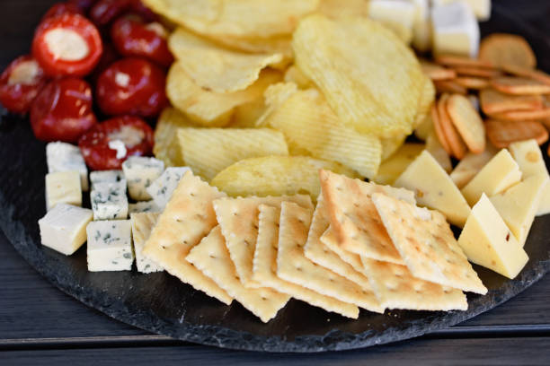 istock Mix of different snacks and appetizers. 1312951316