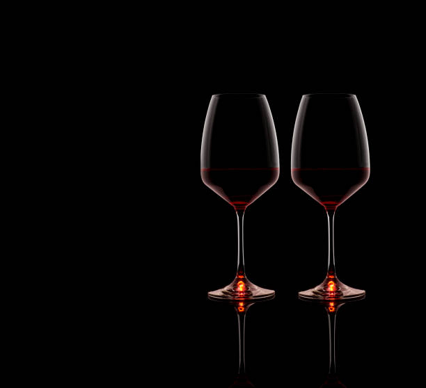 istock Two glasses of Red Wine 1312957622