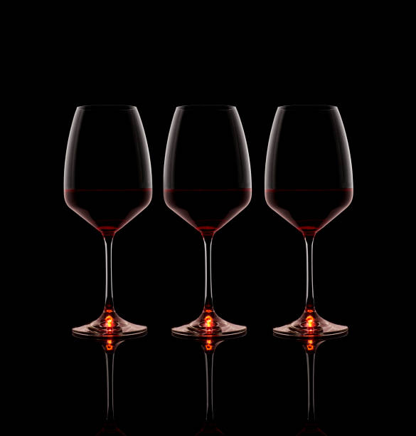 istock Three glasses of Red Wine 1312957624