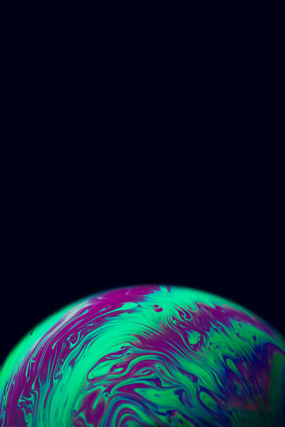 istock Planet lights. Globe planet earth in galaxy universe space with abstract sun on black background. Astronomical scientific concept. 1312961377