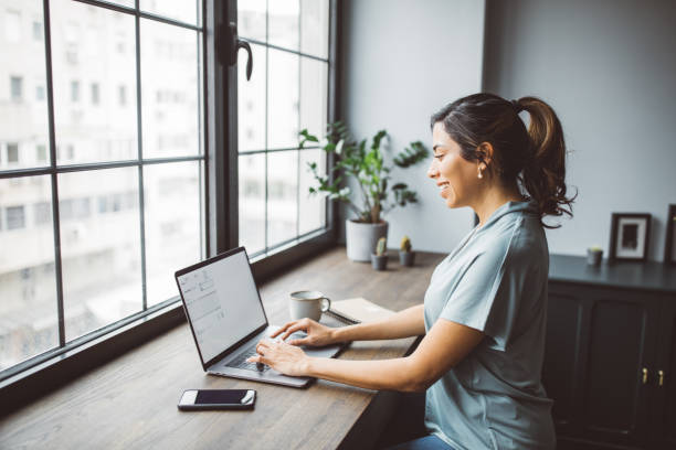 istock Women working at home 1312965484