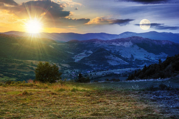 istock time change above the mountainous rural landscape 1312970047