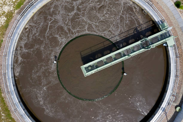 istock Wastewater treatment plant clarifier 1312973694