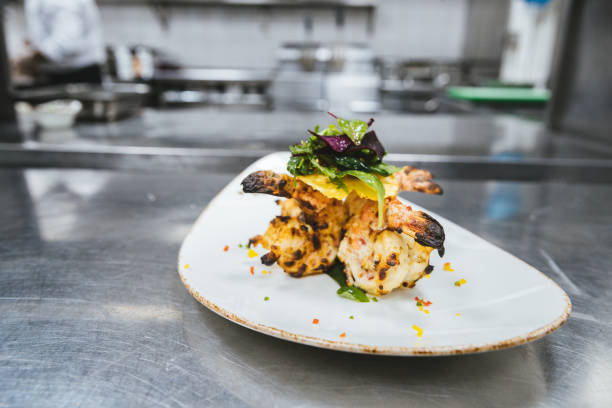 istock Chargrilled Tiger Prawns 1312980659