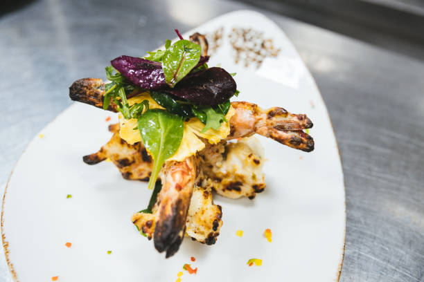 istock Chargrilled Tiger Prawns 1312980682