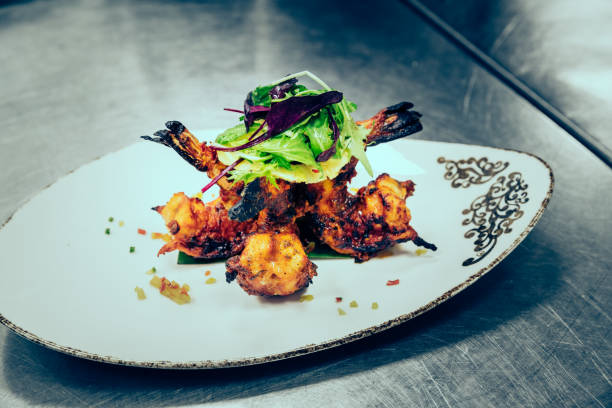 istock Chargrilled Tiger Prawns 1312981155