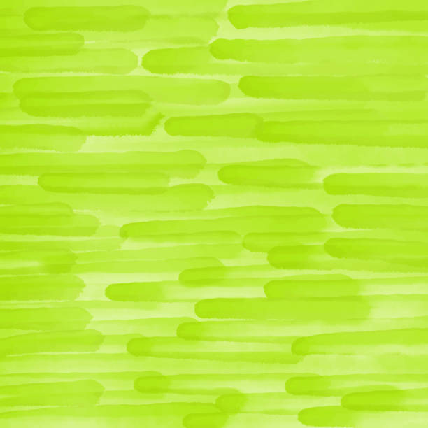 stockillustraties, clipart, cartoons en iconen met groene aquarel strepen patroon achtergrond. het verse concept van de lente. ontwerpelement voor wenskaarten en etiketten, marketing, visitekaartje abstracte achtergrond. - watercolour brush strokes green background