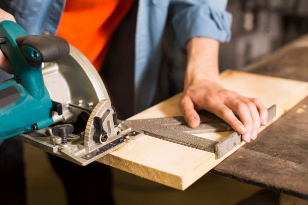 istock Young adult Caucasian male working in small workshop. 1312998039