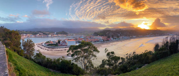 istock Panoramic view of Ribadesella 1312999152