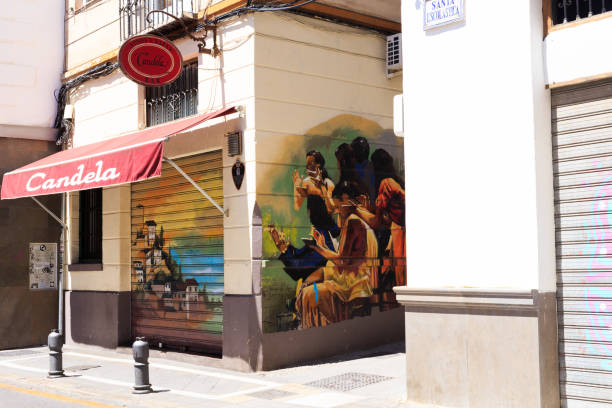 Large murals in the Soho Málaga, a central neighbourhood in Malaga and an icon of urban art, whose most recognisable feature is the large graffiti art, with several art and cultural centres