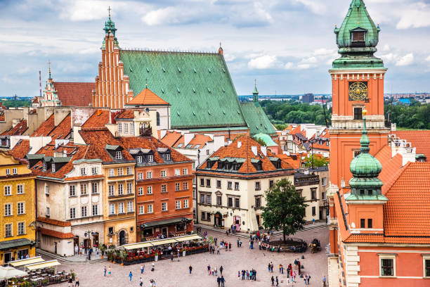 istock Panoramic view of Warsaw 1313010671