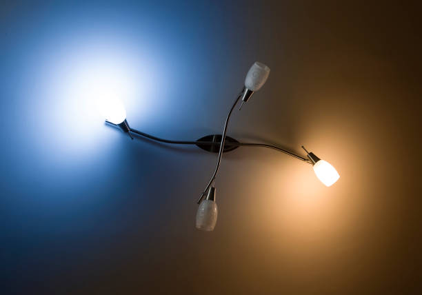 Lamp bulb with cool and warn white balance