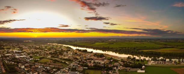 istock Aerial view of Boretto, Emilia Romagna. Italy 1313013664