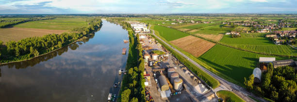 istock Aerial view of Boretto, Emilia Romagna. Italy 1313015516