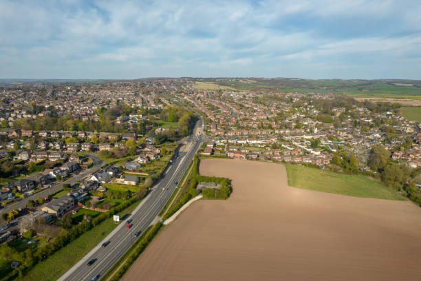 istock Rotherham From the Air (Drone) 1313017395