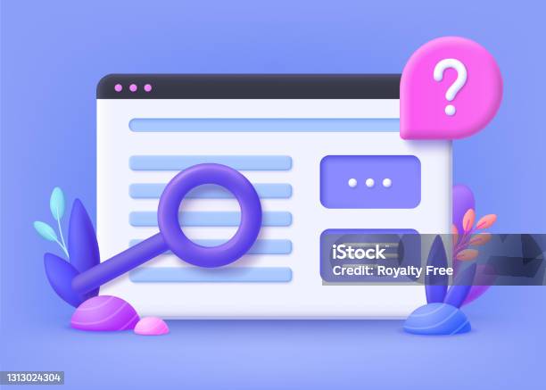 Faq Frequently Asked Question Concept Online Communication Getting Help Information Asking And Answering Questions Online Support Center 3d Vector Illustration Stock Illustration - Download Image Now