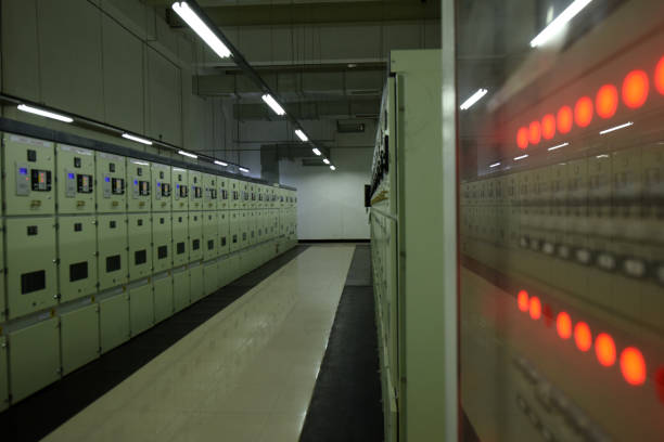 The industrial scene in the switchroom.