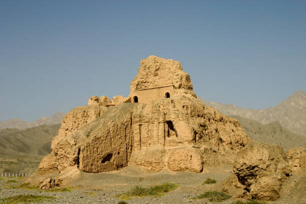 istock Subashi Buddhist Temple Ruins 1313041934