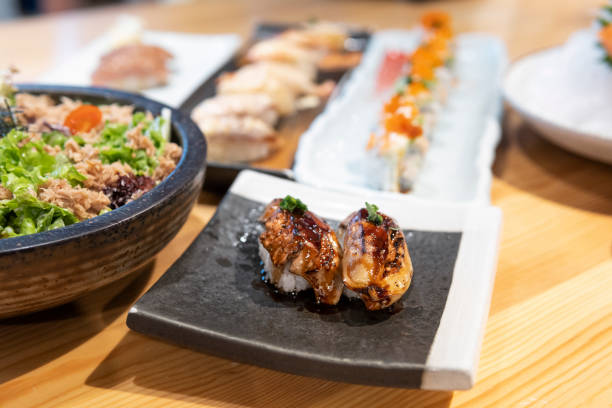 istock Close-up of Japanese sushi 1313053410
