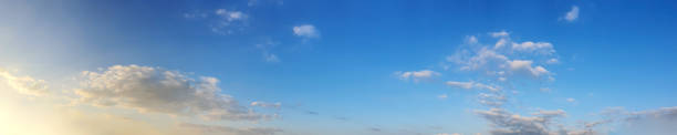 istock Panorama sky with cloud on a sunny day. 1313069659