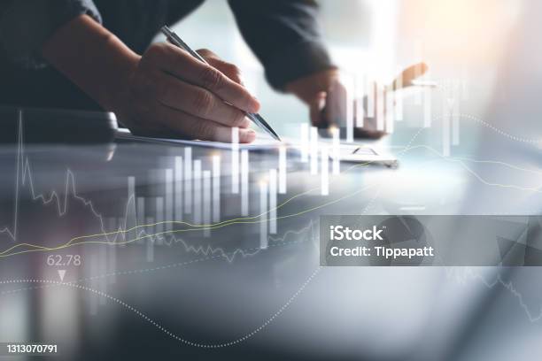 Business Analysis And Financial Background Stock Photo - Download Image Now - Growth, Business, Finance