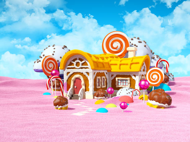istock gingerbread house pink field 1313073441
