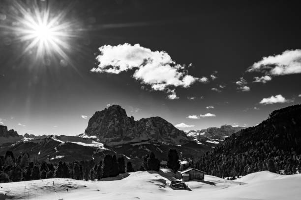 istock Italian Dolomites ready for winter season 1313076026
