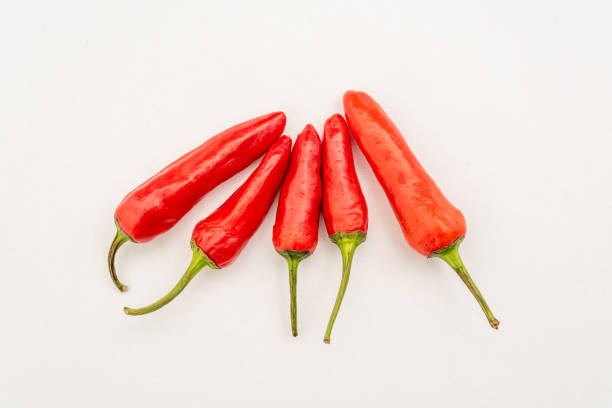 Chili peppers are widely used in many cuisines as a spice to add heat to dishes. The substances giving chili peppers their intensity when ingested or applied topically are capsaicin and related compounds known as capsaicinoids. Chili peppers originated in Mexico.