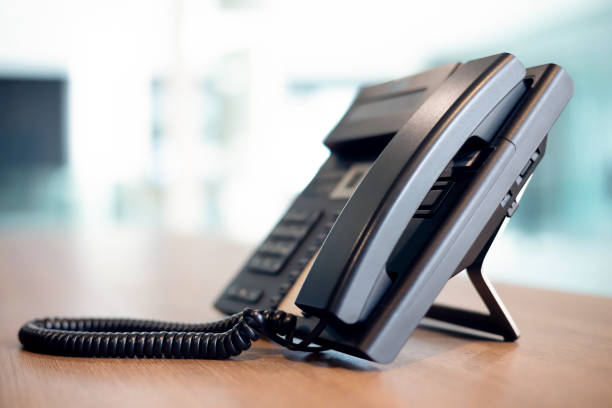 istock Communication support, call center and customer service help desk. VOIP headset for customer service support (call center) concept 1313078516
