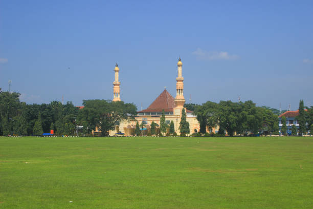 istock beautiful and artistic Al Muhtaram mosque building architecture. 1313088023
