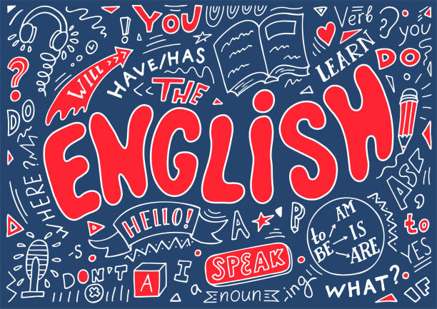 ilustrações, clipart, desenhos animados e ícones de inglês - língua inglesa