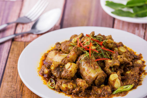 istock Stir Fry Pork Rib with Red Curry 1313090382