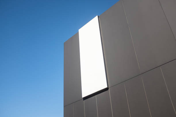 istock Blank Sign On A Contemporary Urban Retail Building 1313102292